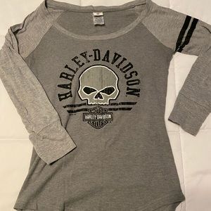 Harley Davidson long sleeve raglan